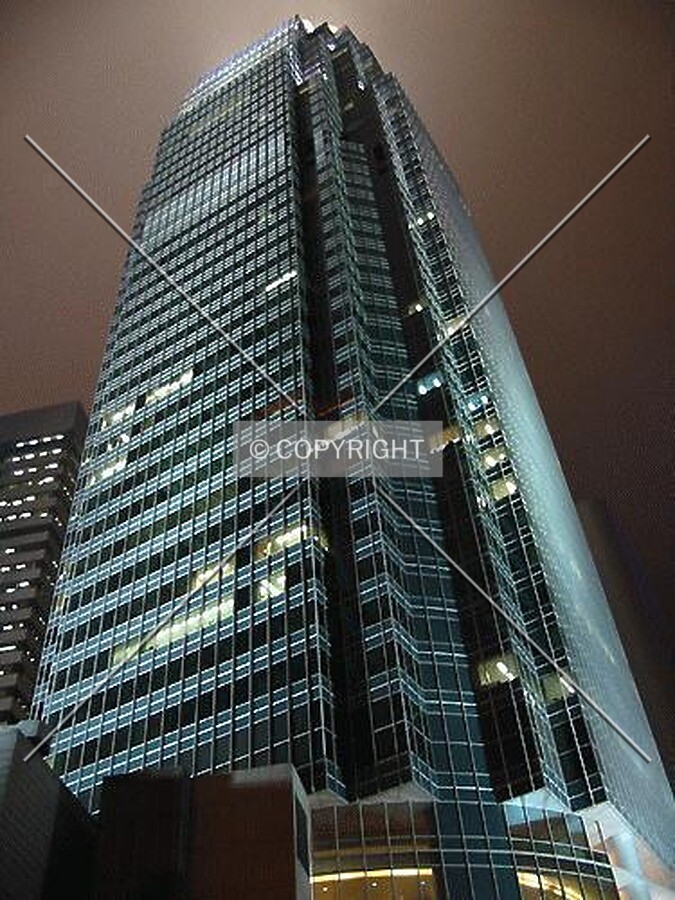 Looking up at night