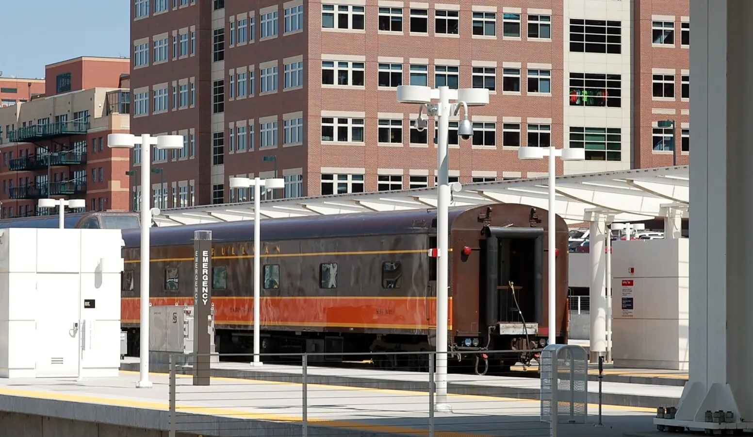 Amtrak's California Zephyr pulling away