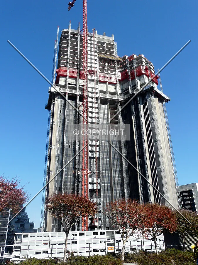 Looking up the west side