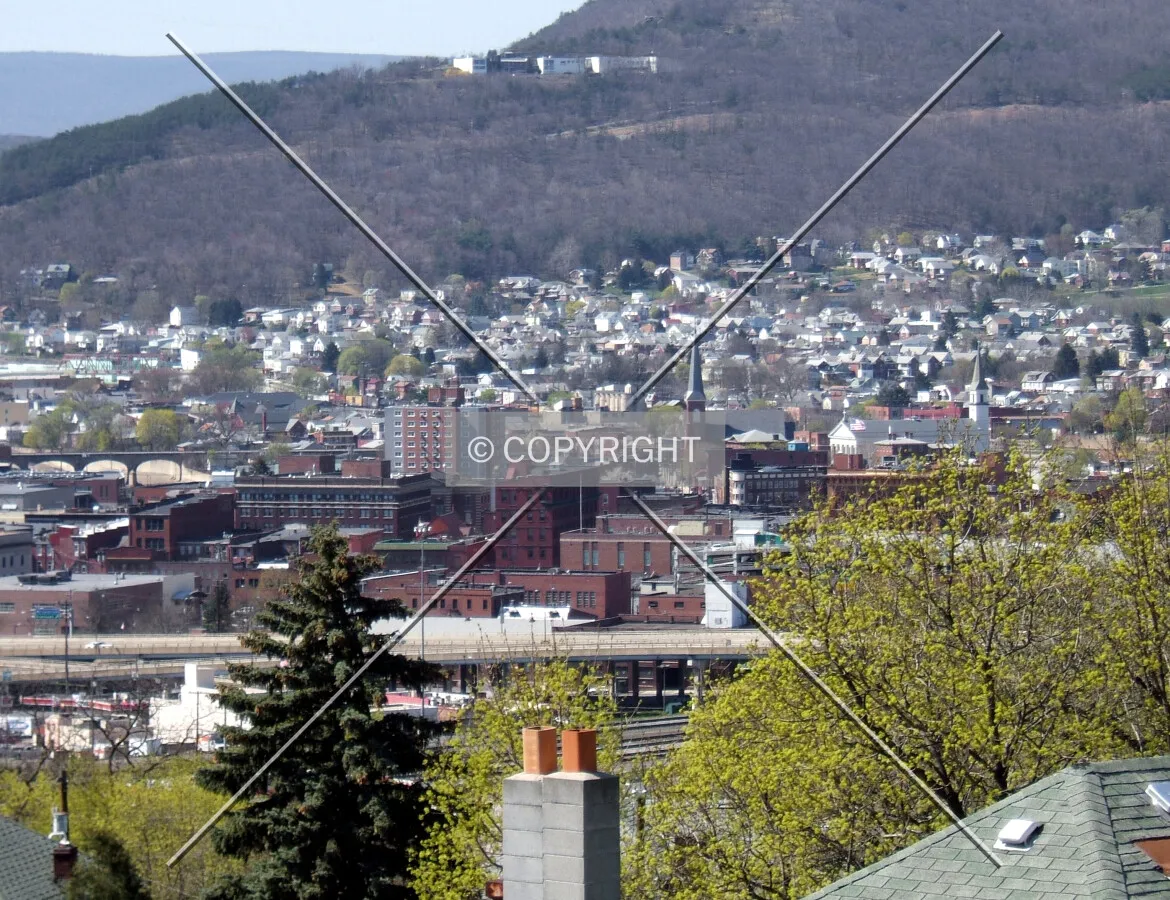 Downtown from the southeast