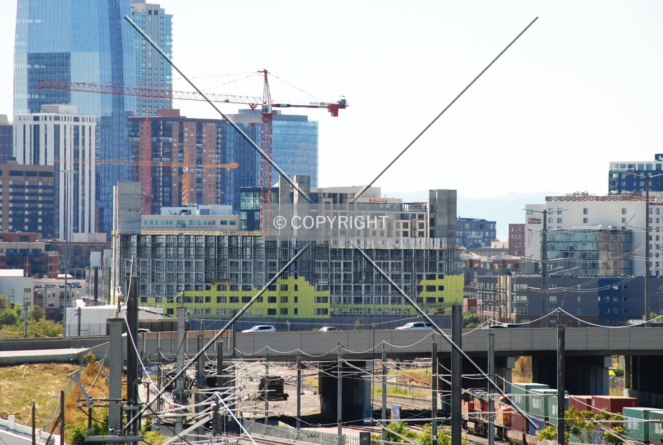 Distant view to the south