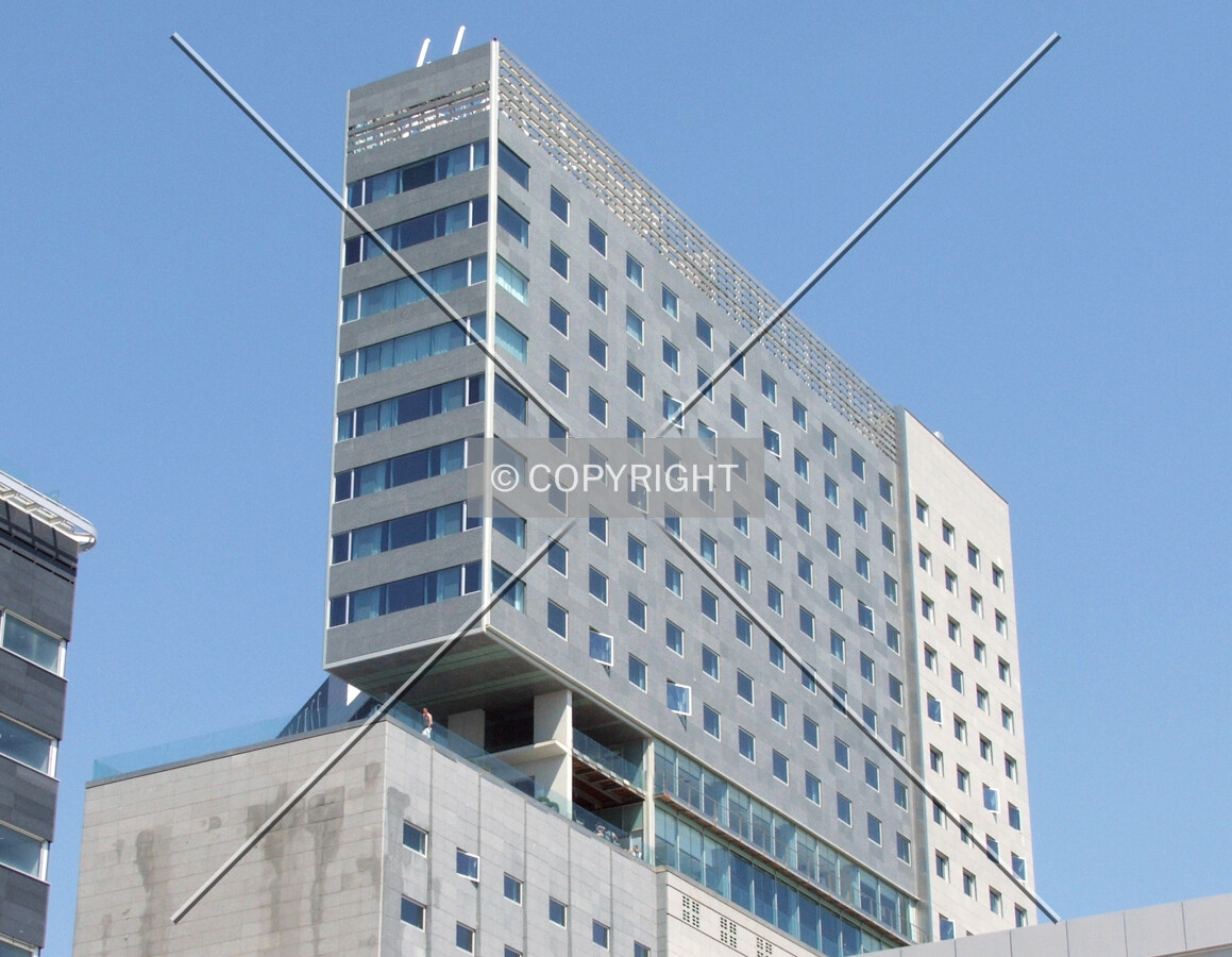 Upper floors as seen from the south