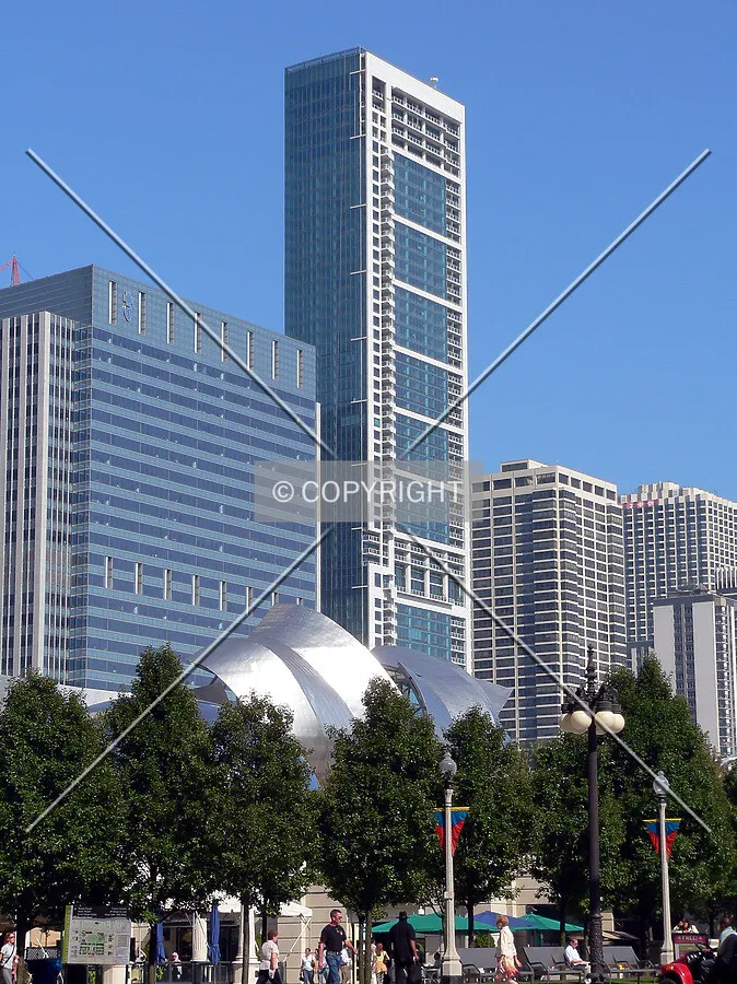 View to the northeast from Michigan Avenue