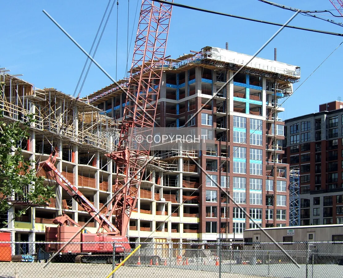 Center section and south tower from the northwest
