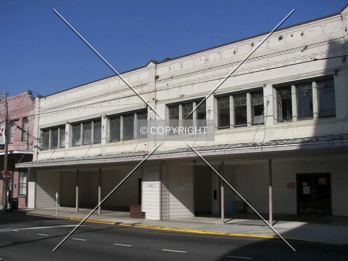 View from the east on Main Street