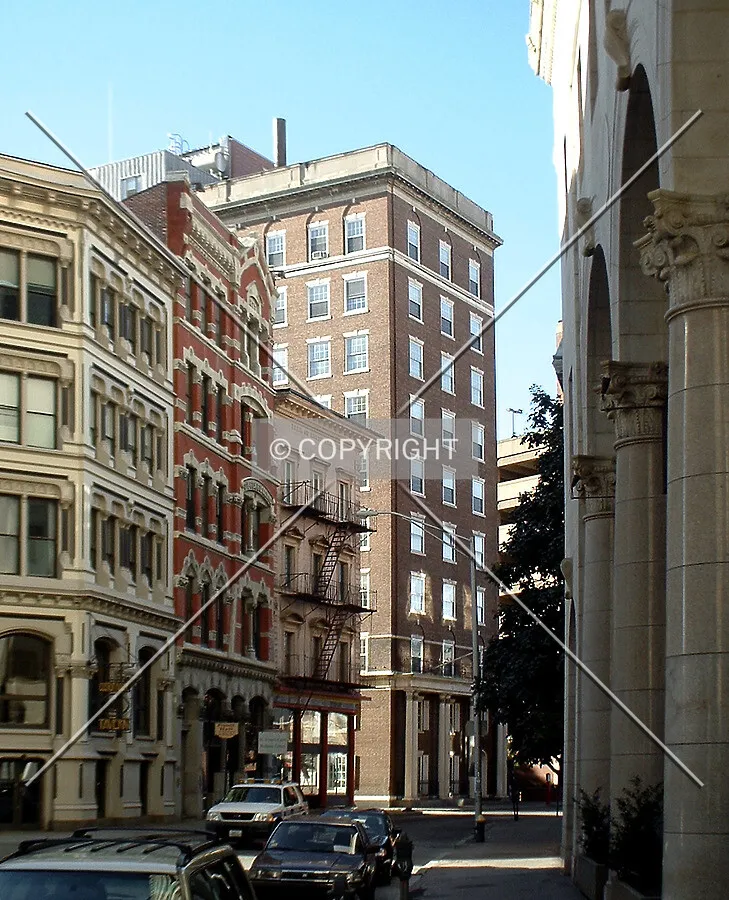 View from the north along Weybosset Street