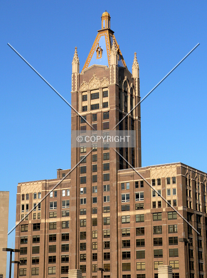 View from the Northwestern Hospital parking structure