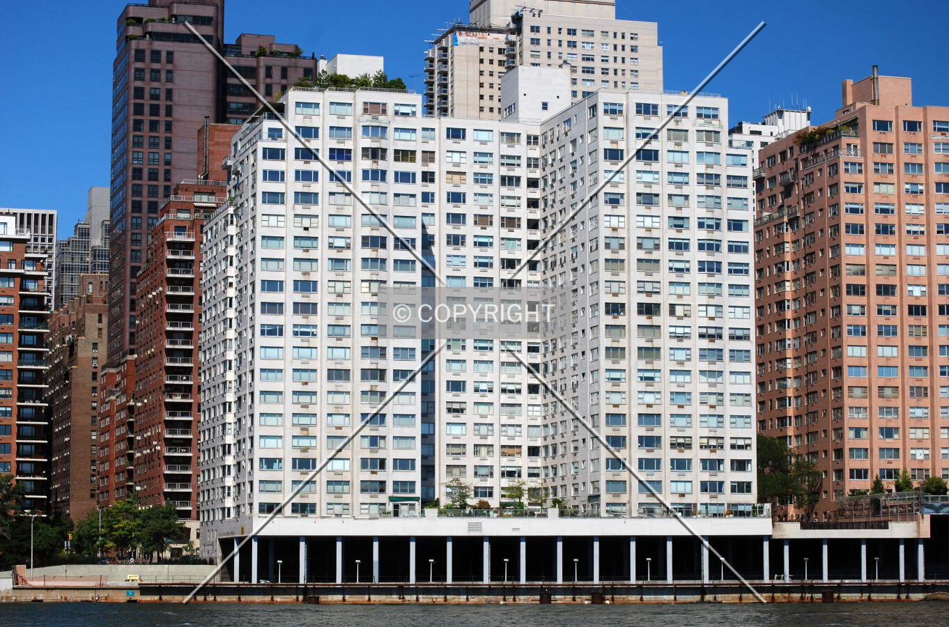 Viewed from Roosevelt Island