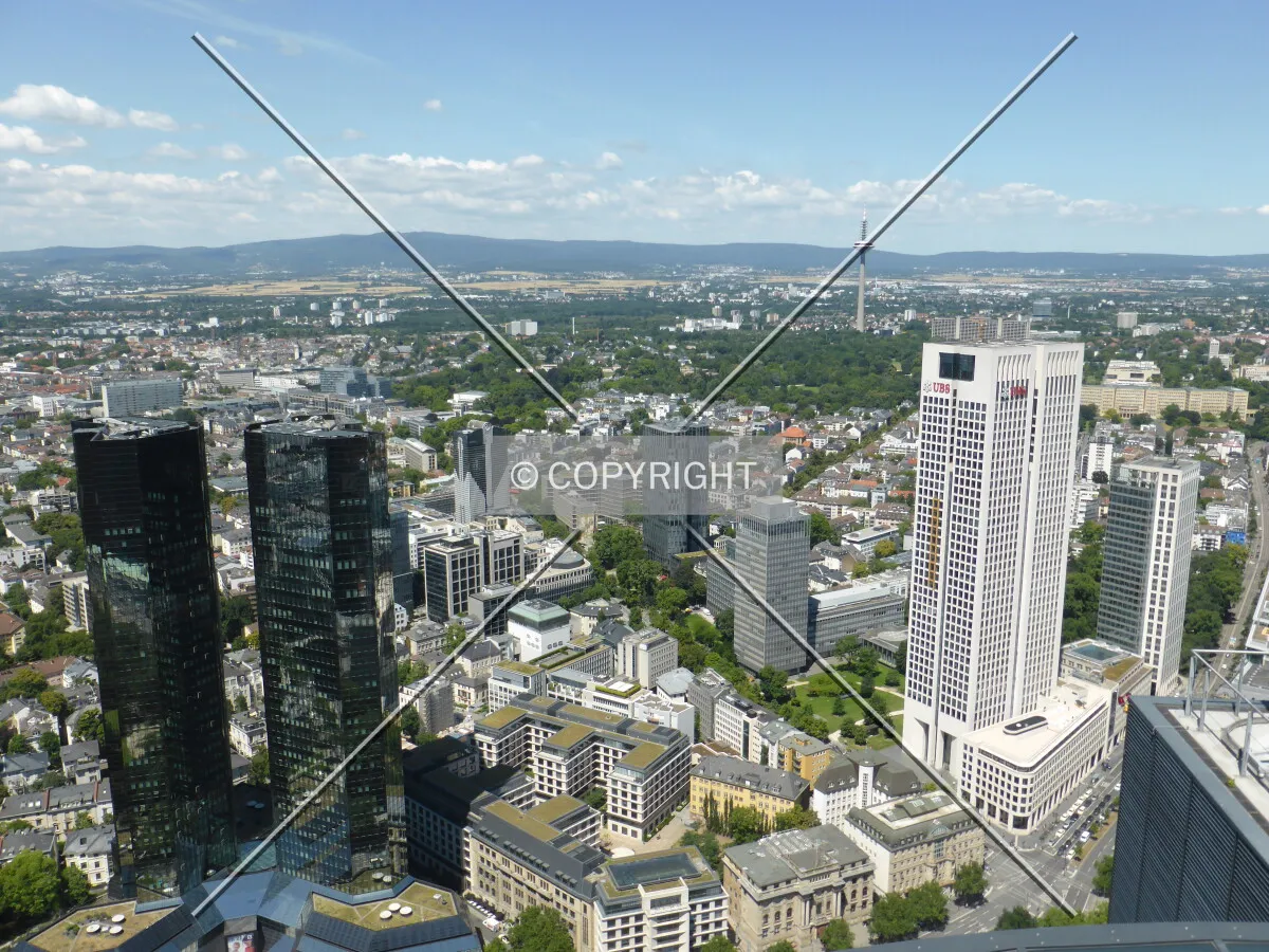Skyscrapers in Downtown Frankfurt