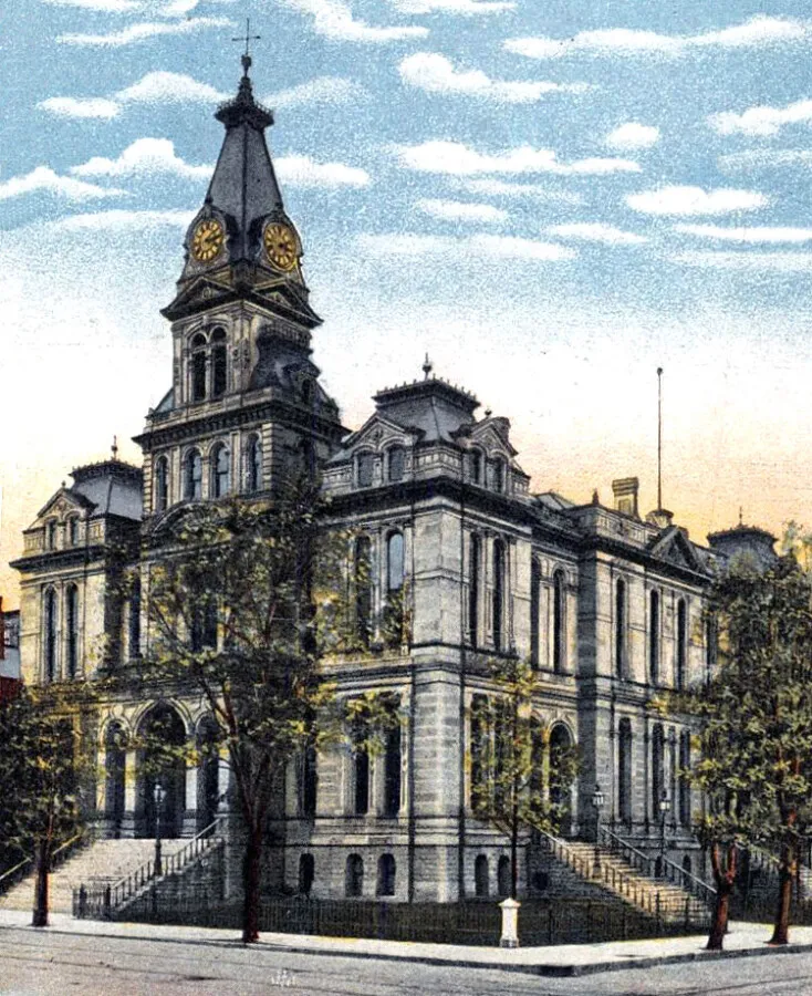 View from the southeast