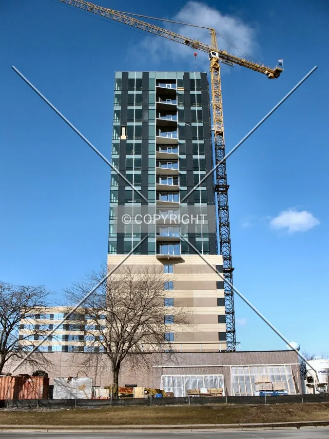 East facade from across York Avenue