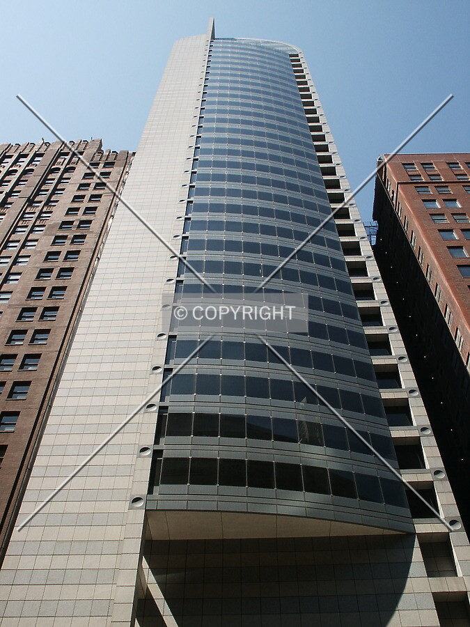 Looking up the front side