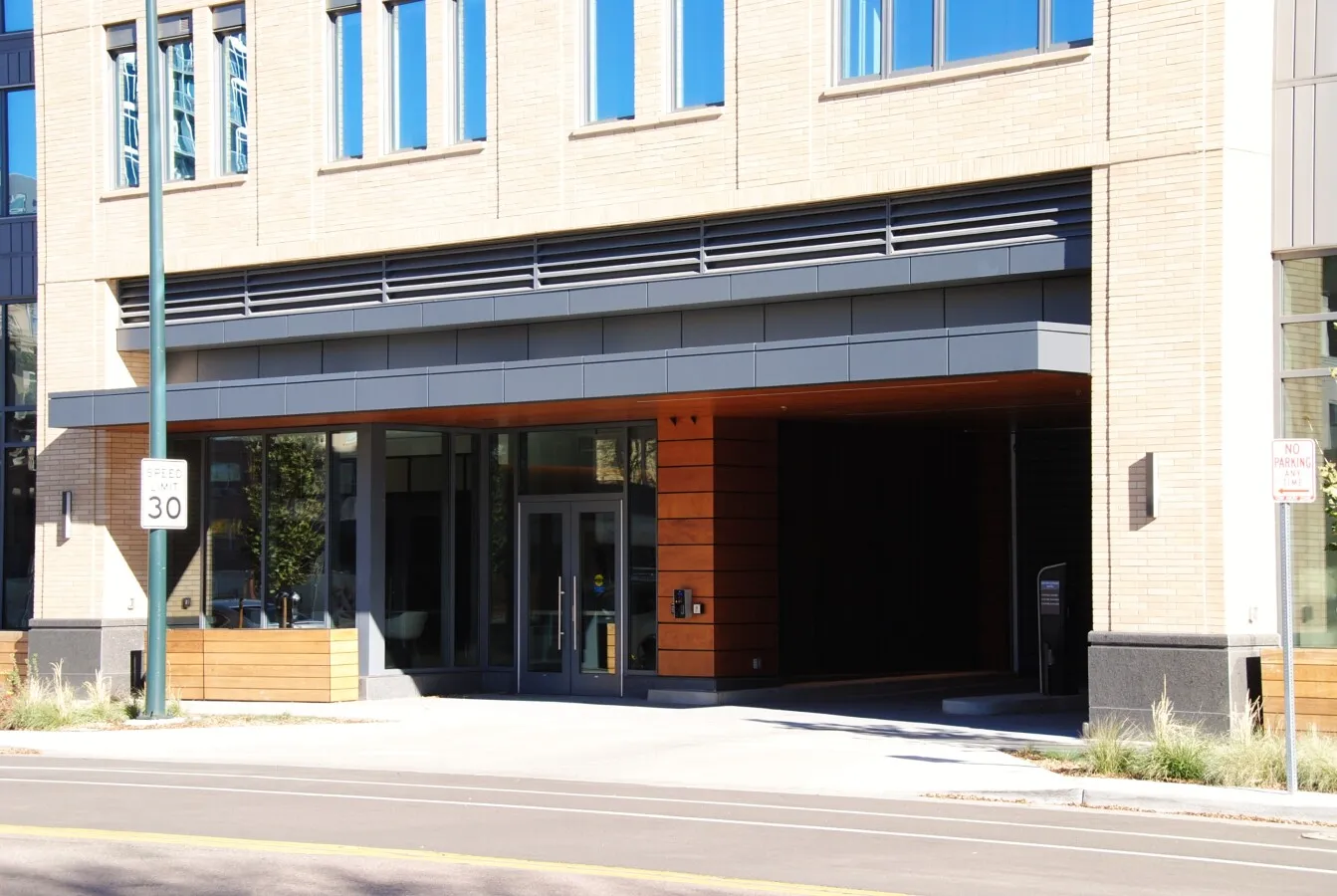 Garage entrance