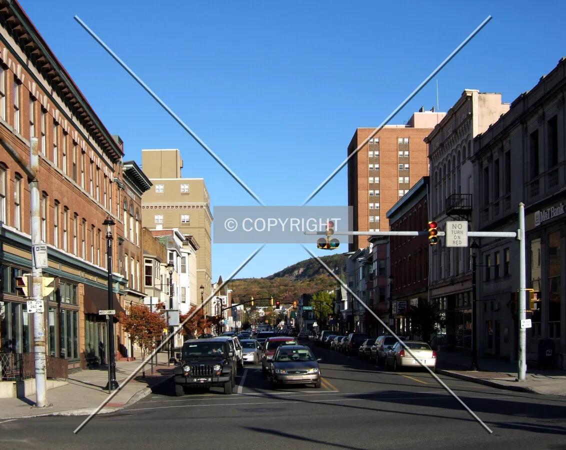 View from the west on Broad Street