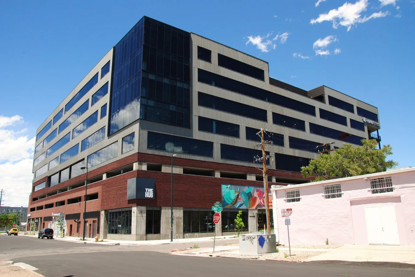View from the southeast