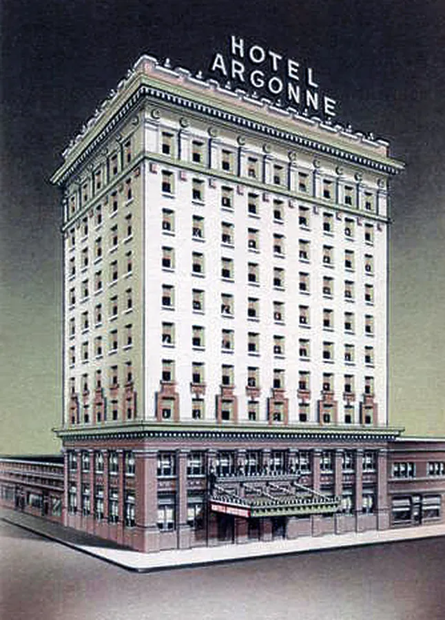 Vintage view from the southeast