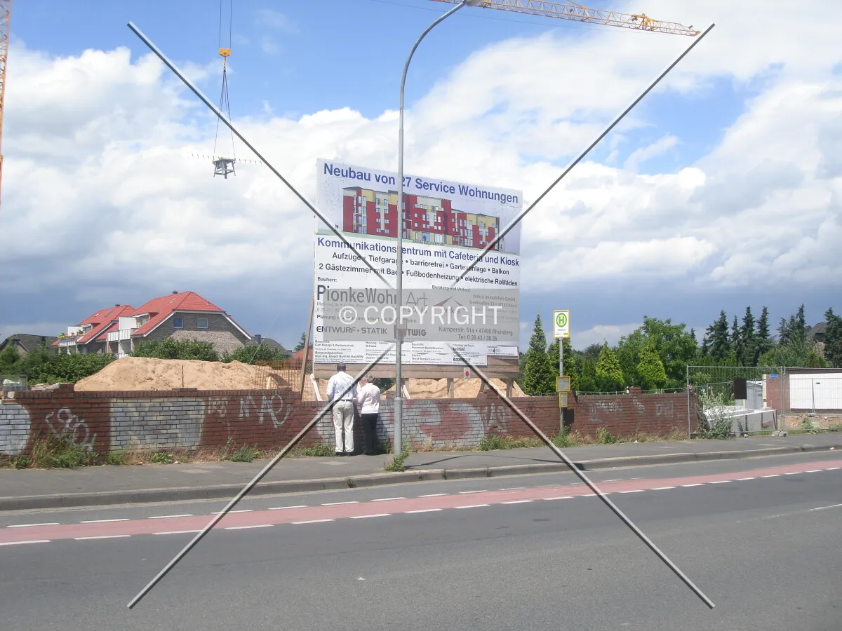 View over the site