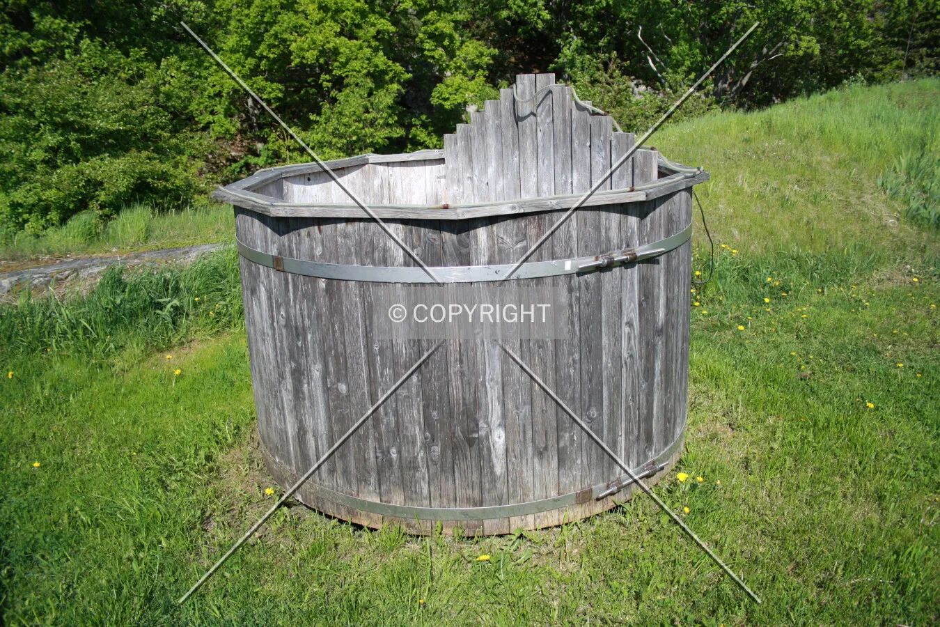 A typical Swedish bath tub
