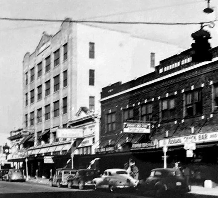 Vintage view from the southeast
