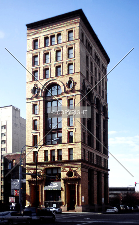 View from the northeast along Swan Street
