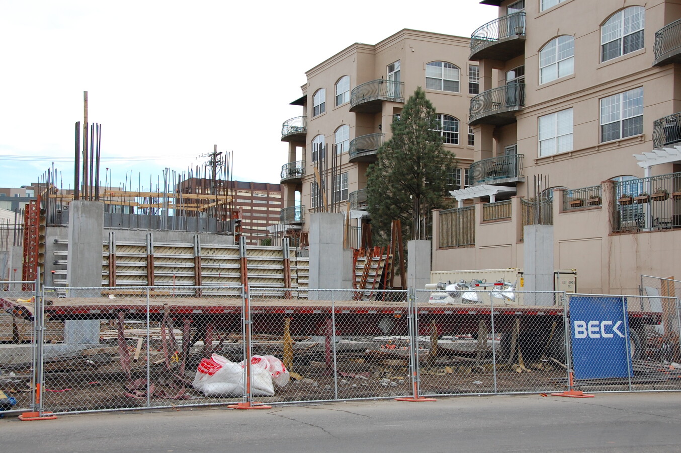 Looking southeast