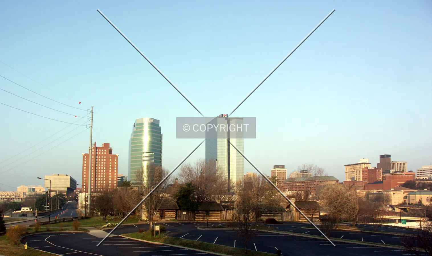 Skyline from the east