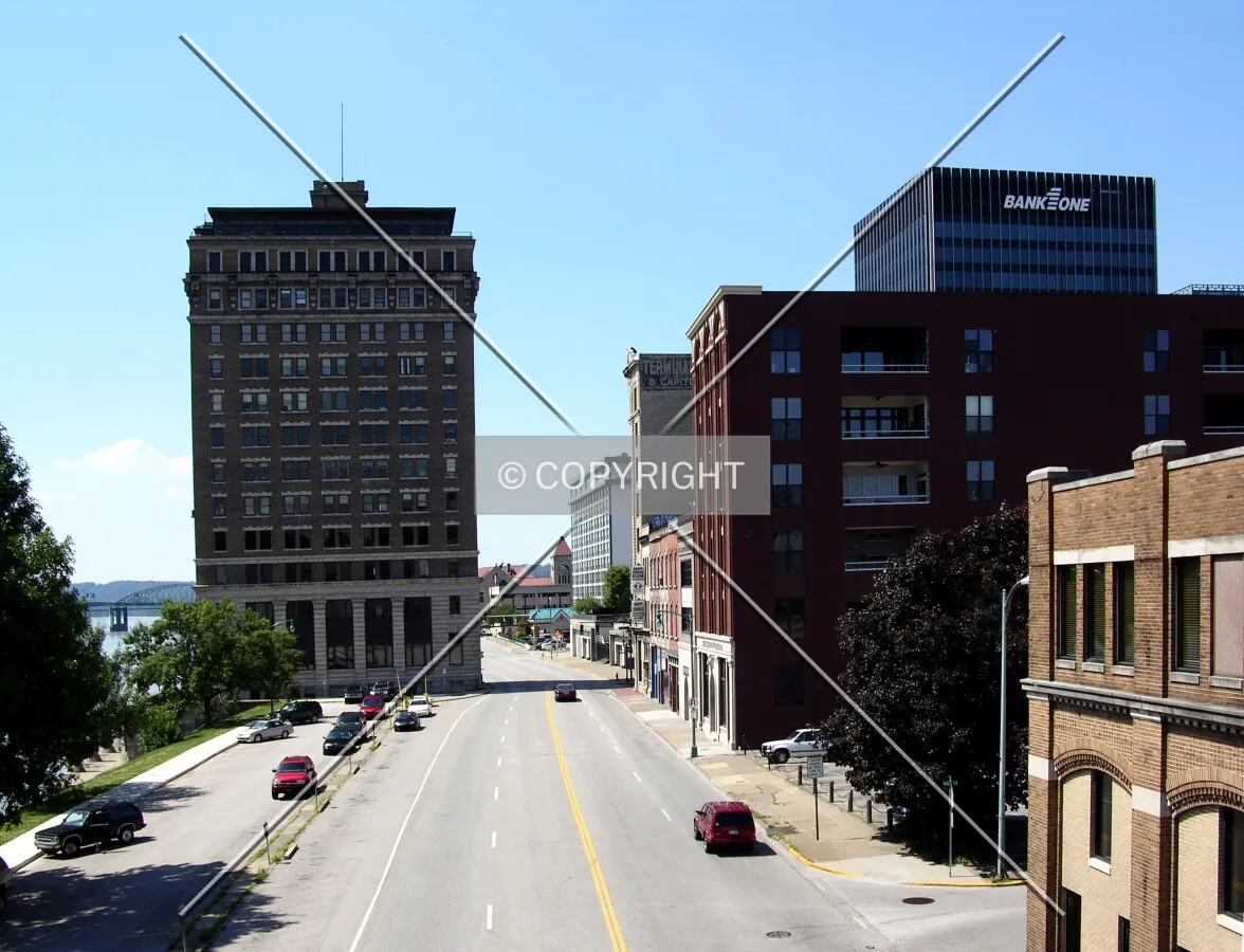Looking north from the South Side Bridge