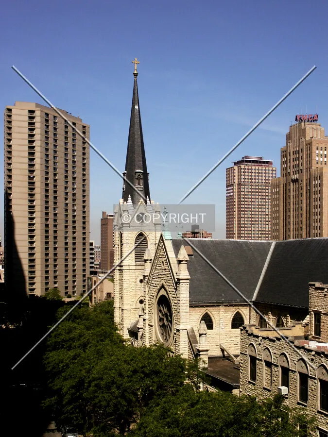 View from the southeast