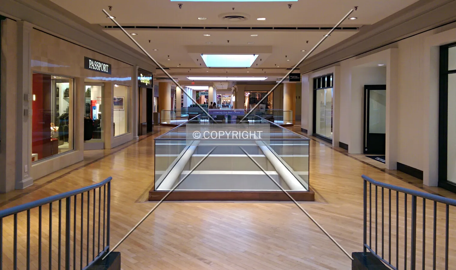 Second floor looking north from Neiman-Marcus, January 7, 2015
