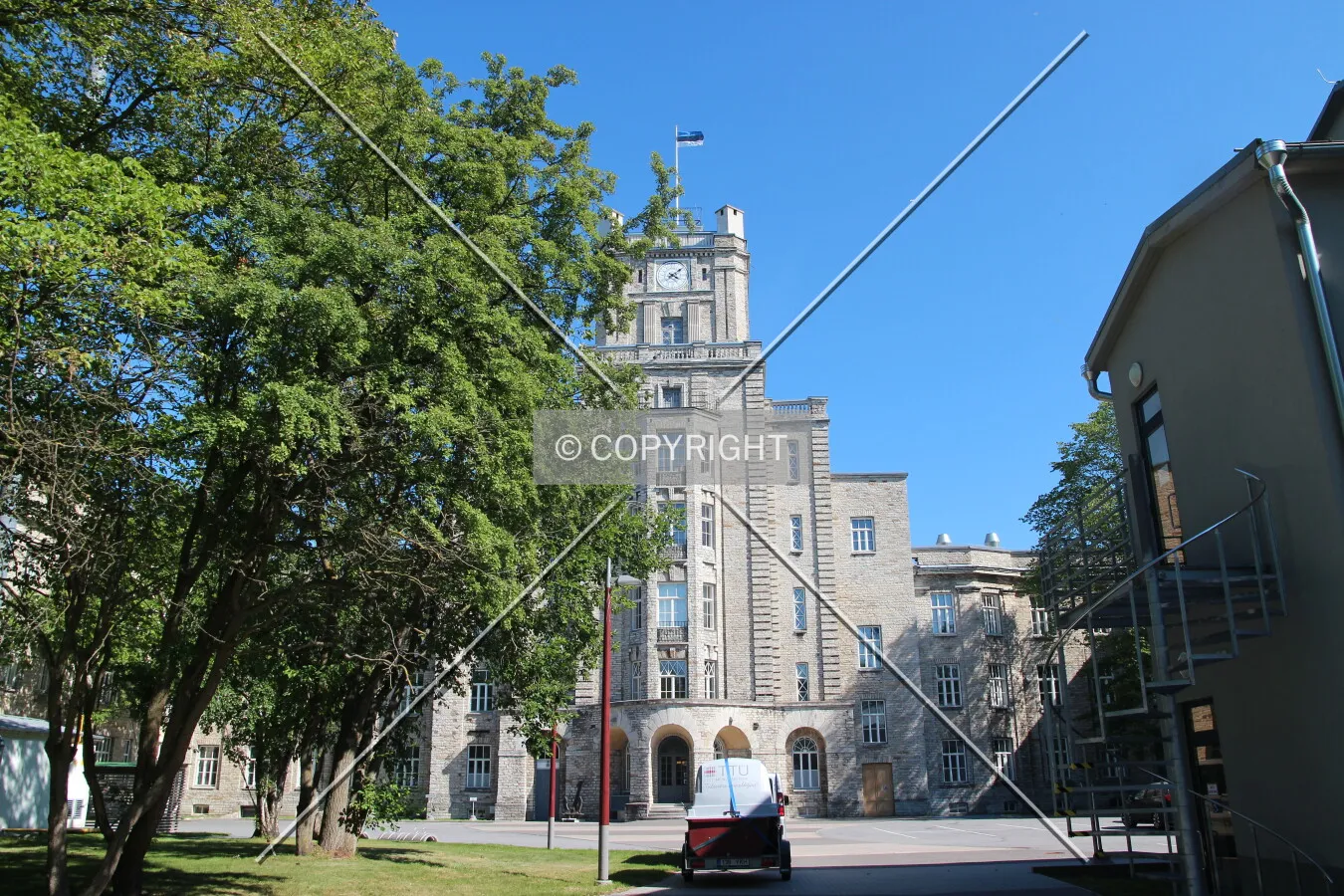 View from the courtyard