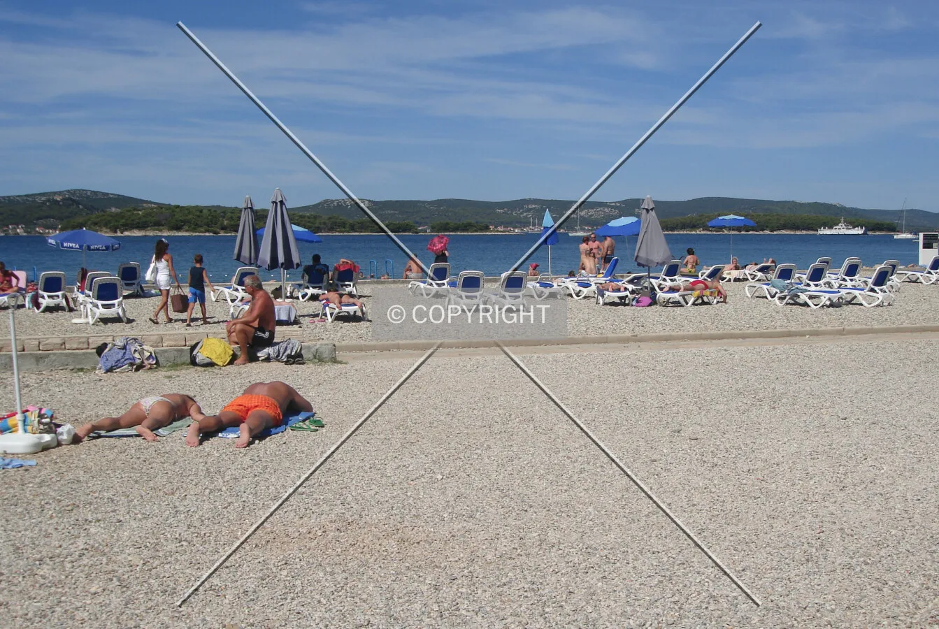 A beach in Croatia