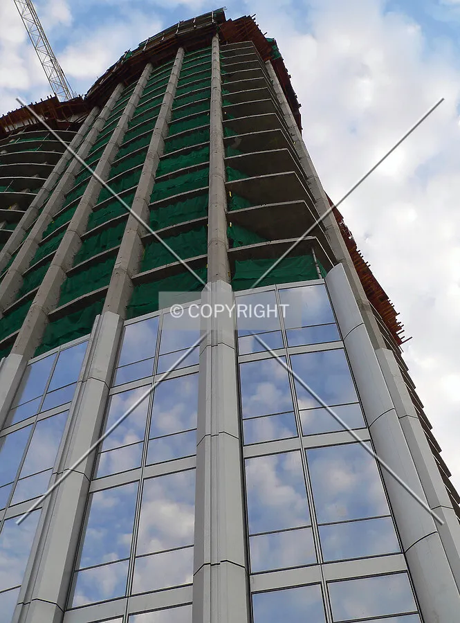 View up the northeast edge