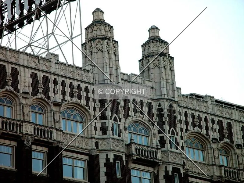Close-up of the Camlin roofline