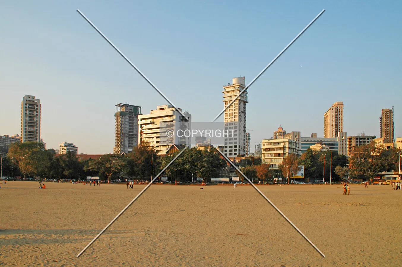 Highrise overlooking Chowpatty Beach