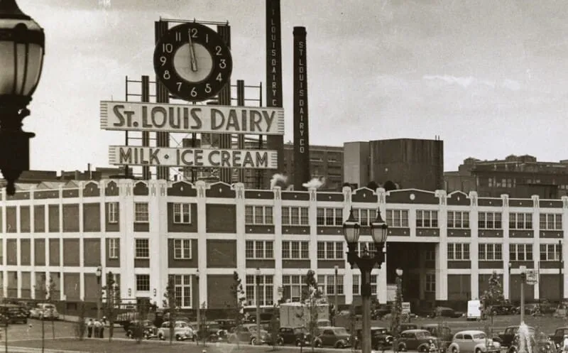 Vintage view from the southeast