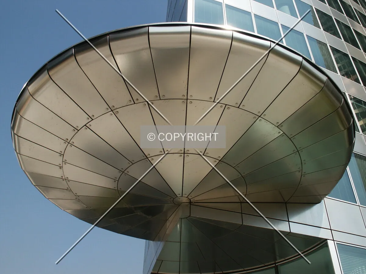 Southern entrance canopy