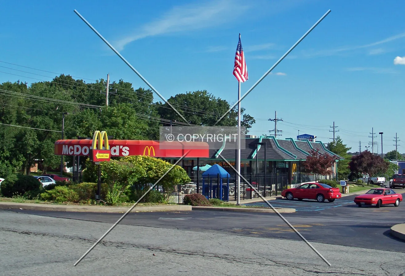 View from the northwest; July 22, 2008