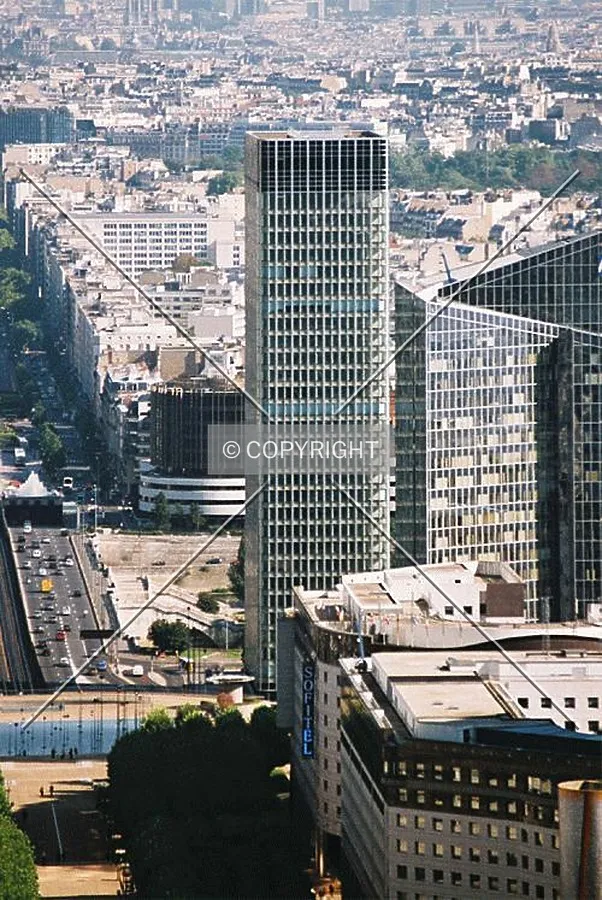 View from the roof of La Grande Arche