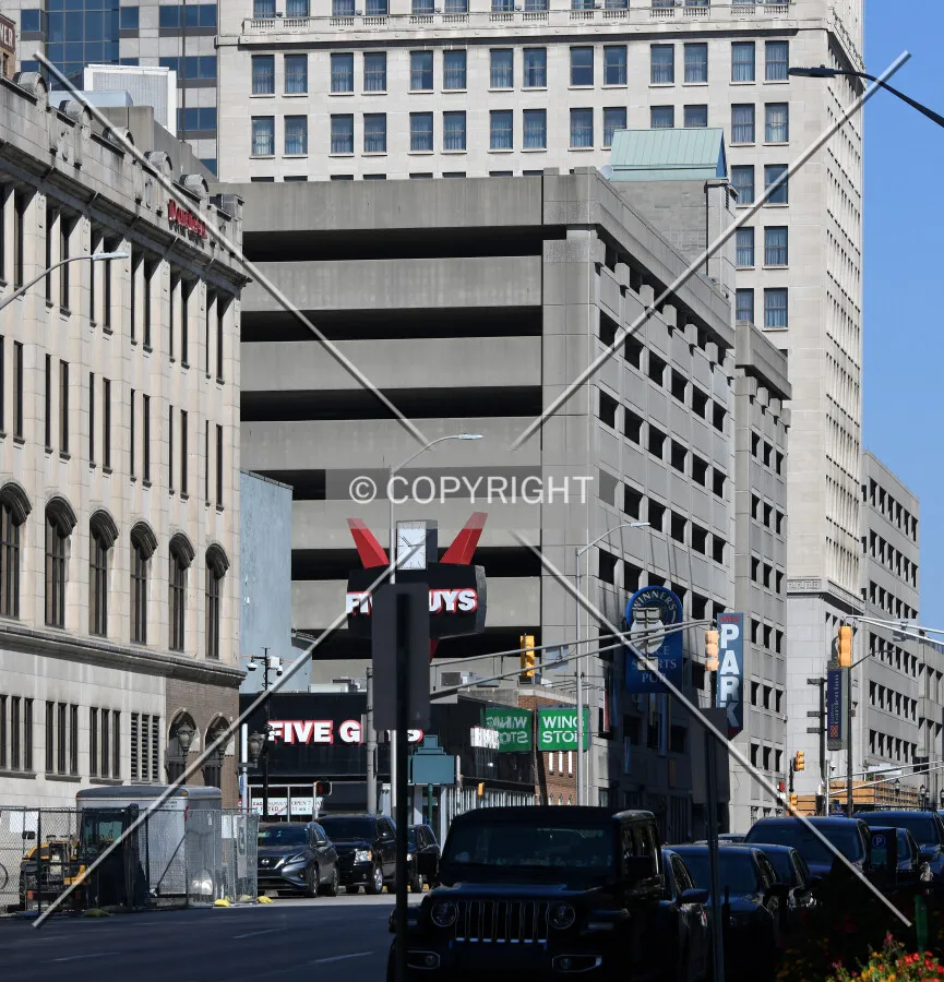 View from the southeast