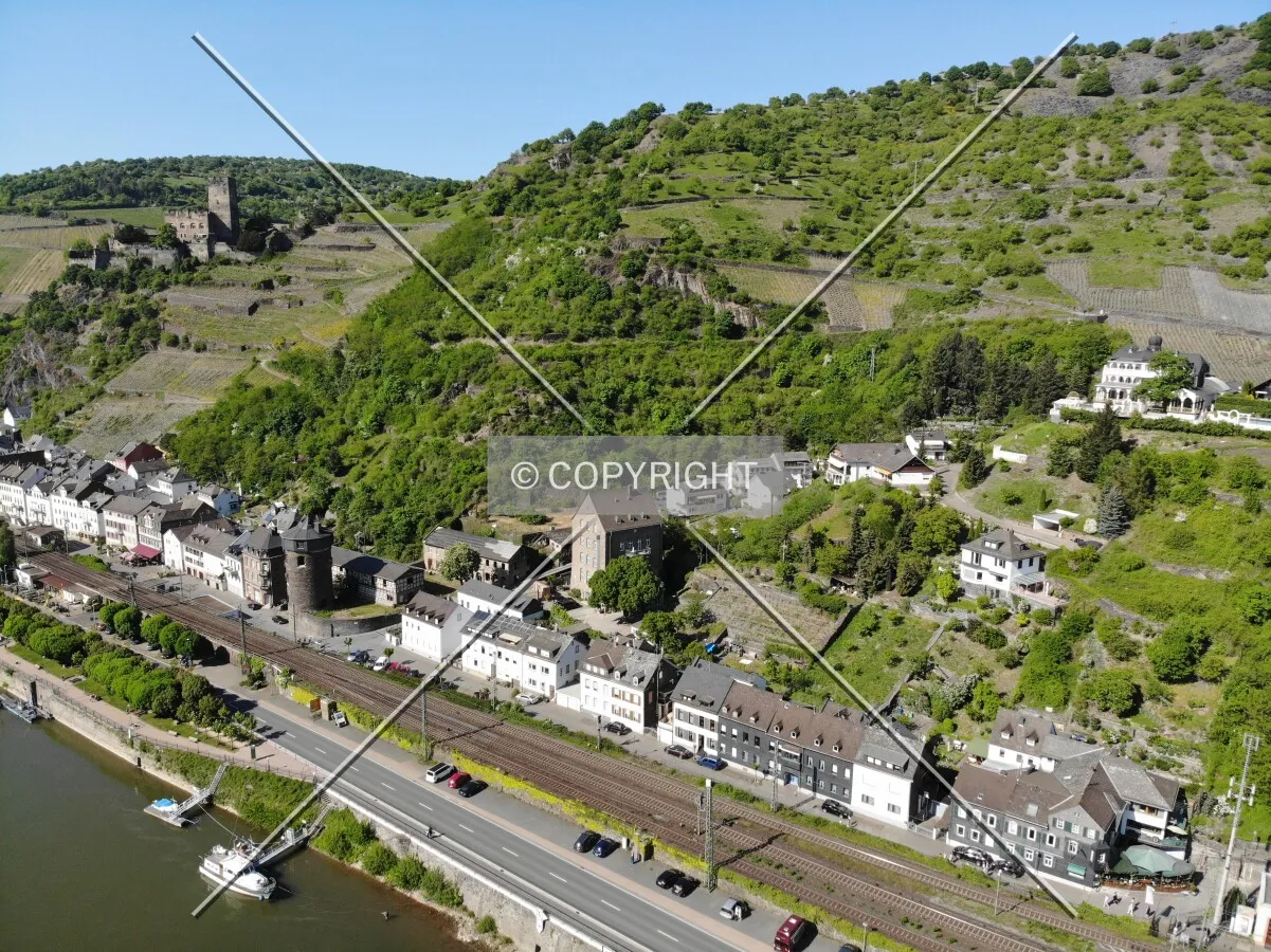 Above the rhine river
