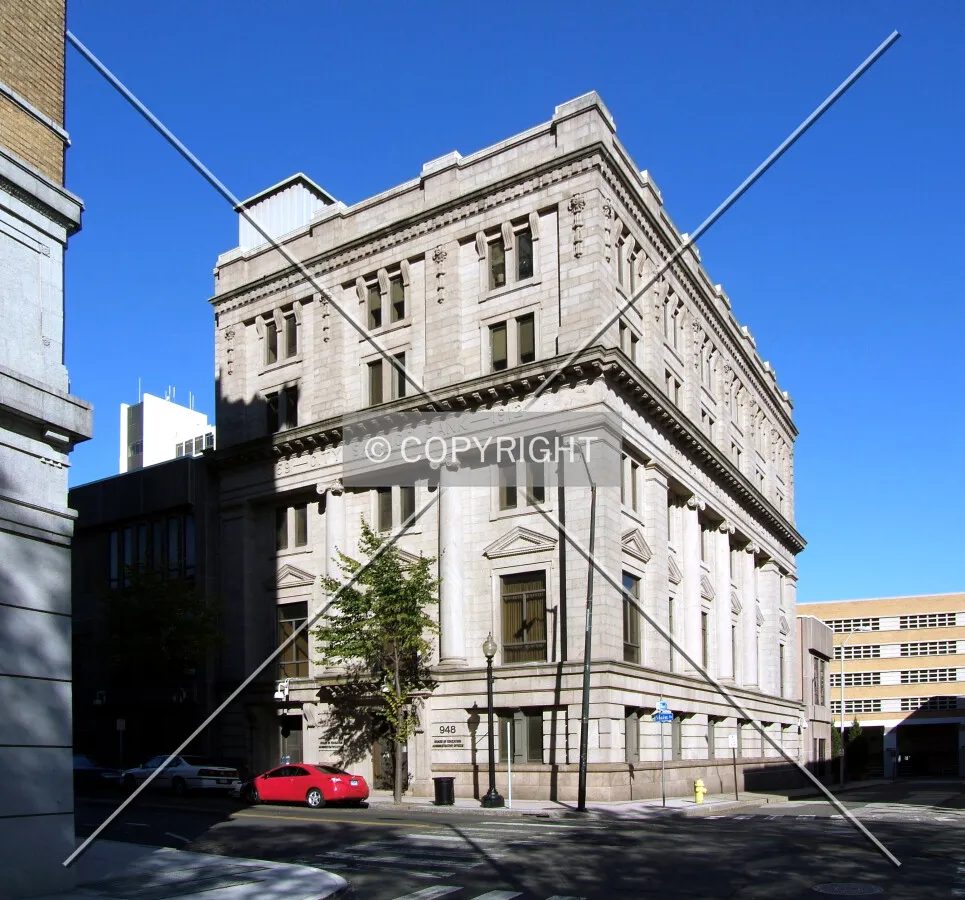 View from the west at Main and Bank Streets