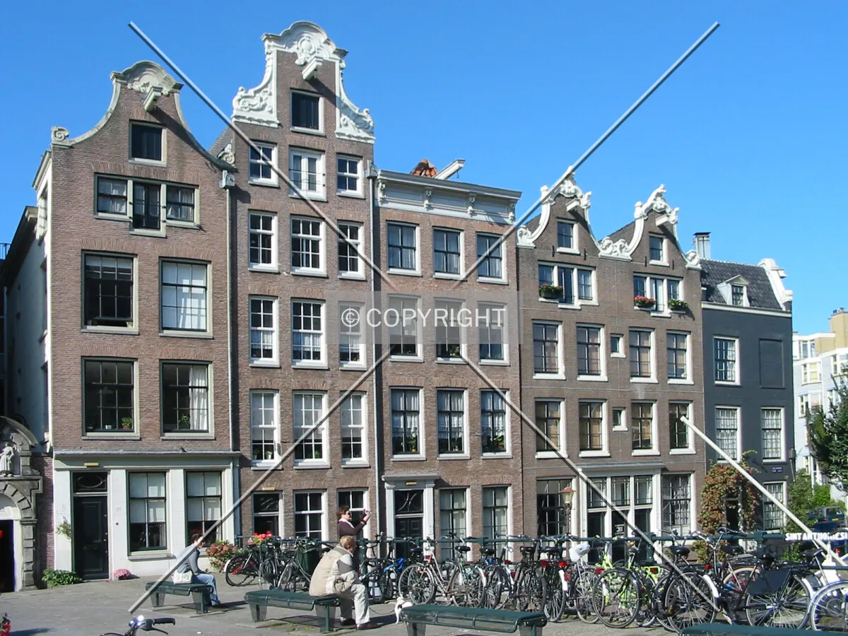 Canal houses overlooking Oudeschans