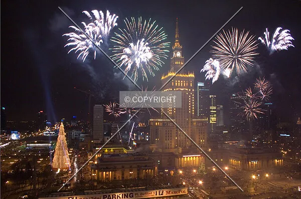 The new Christmas tree's opening ceremony