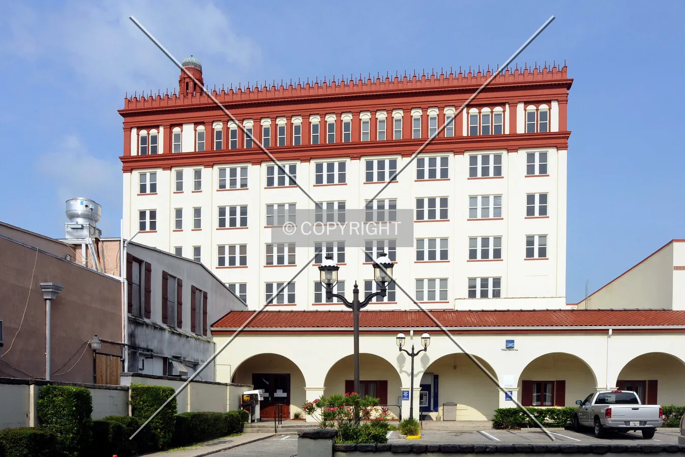 View from the east