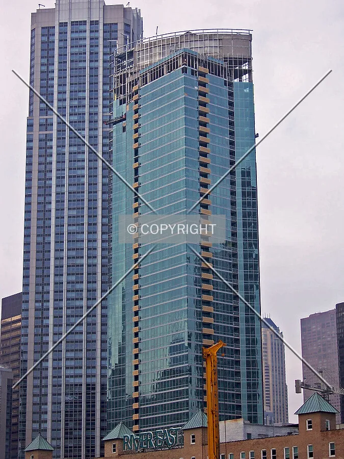 Looking northwest from Lower Lake Shore Drive
