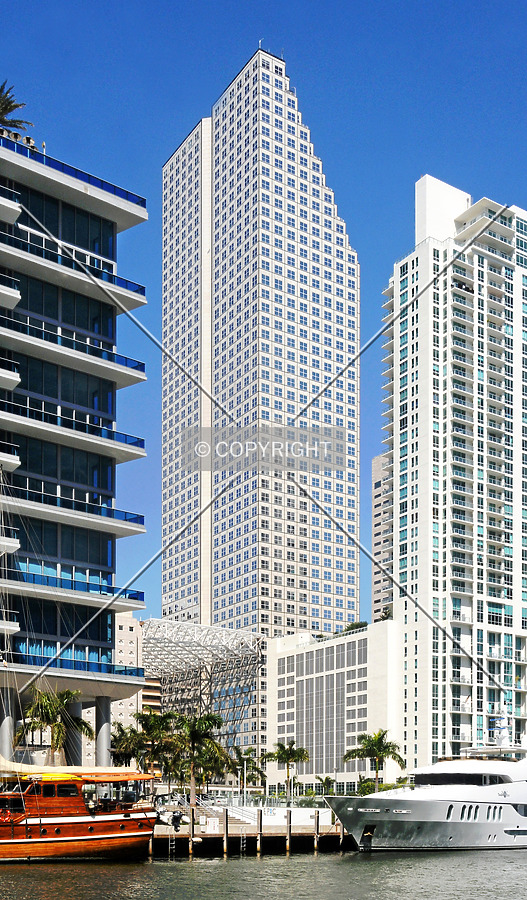 View from the southwest across the Miami River