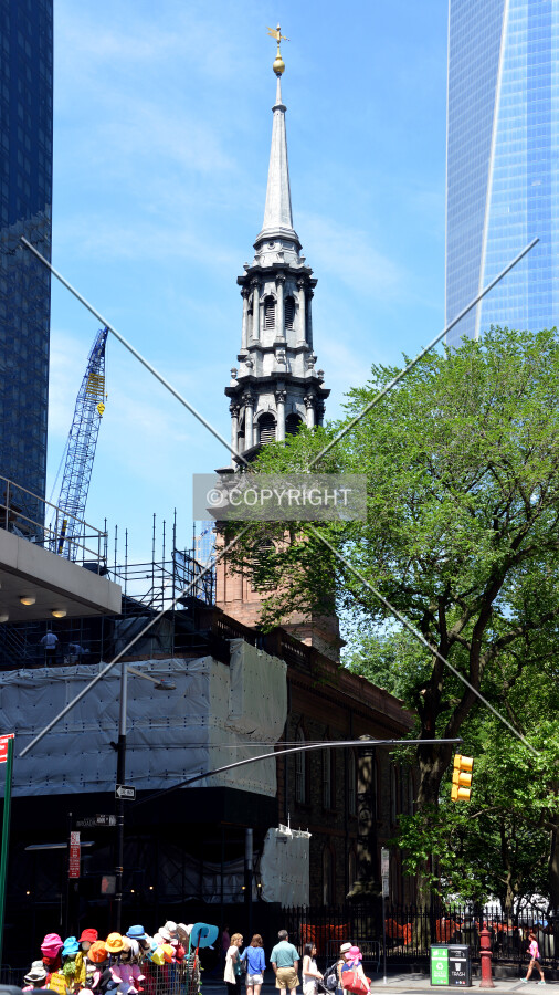 View from the east at Ann Street and Broadway