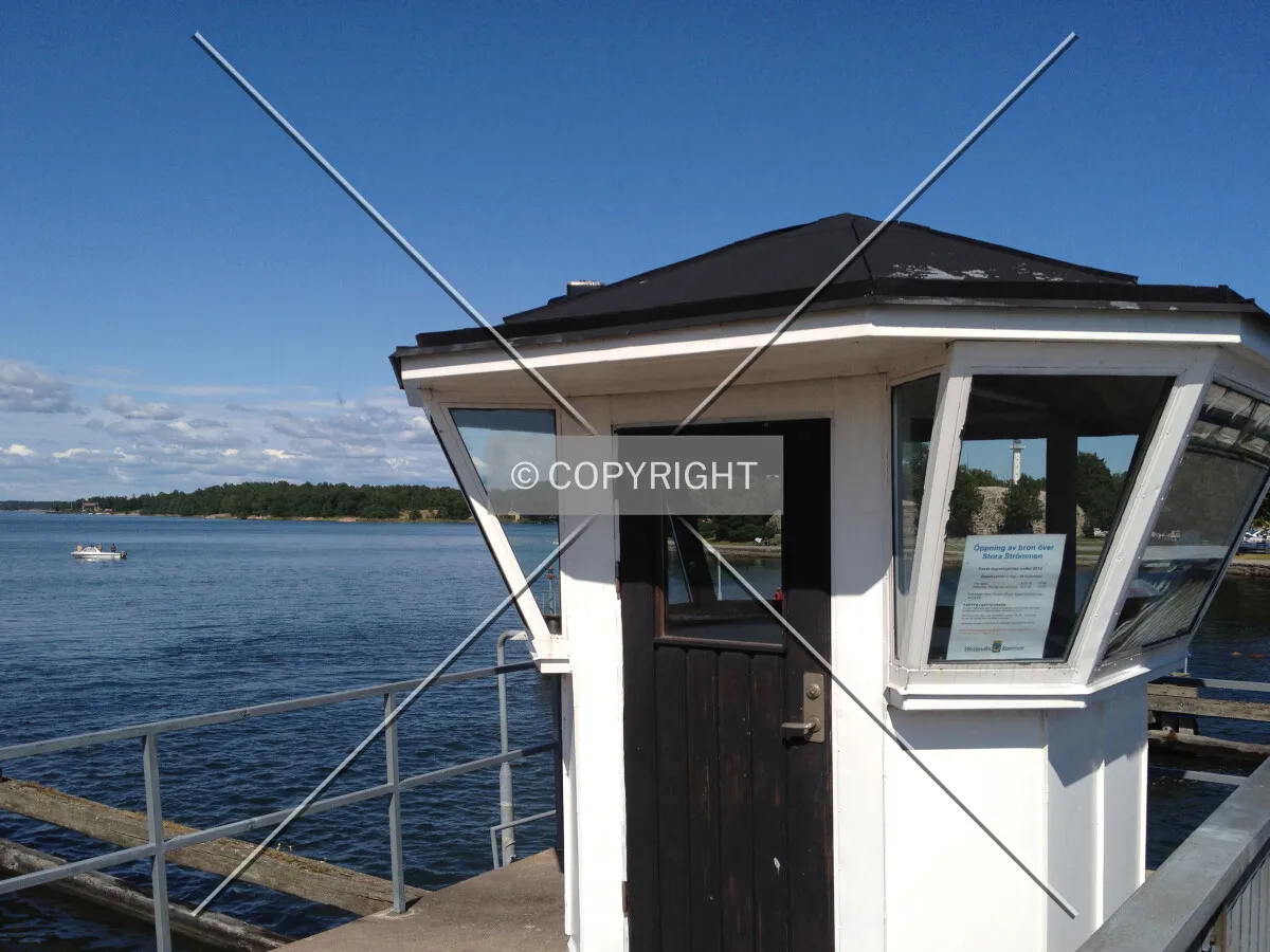 A control room for ship traffic