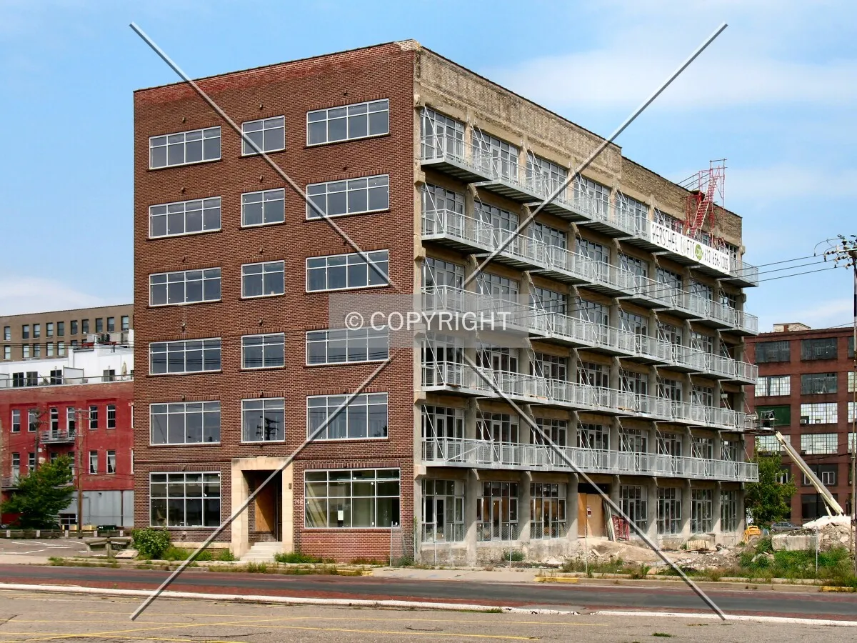 View to the north across 3rd Street North