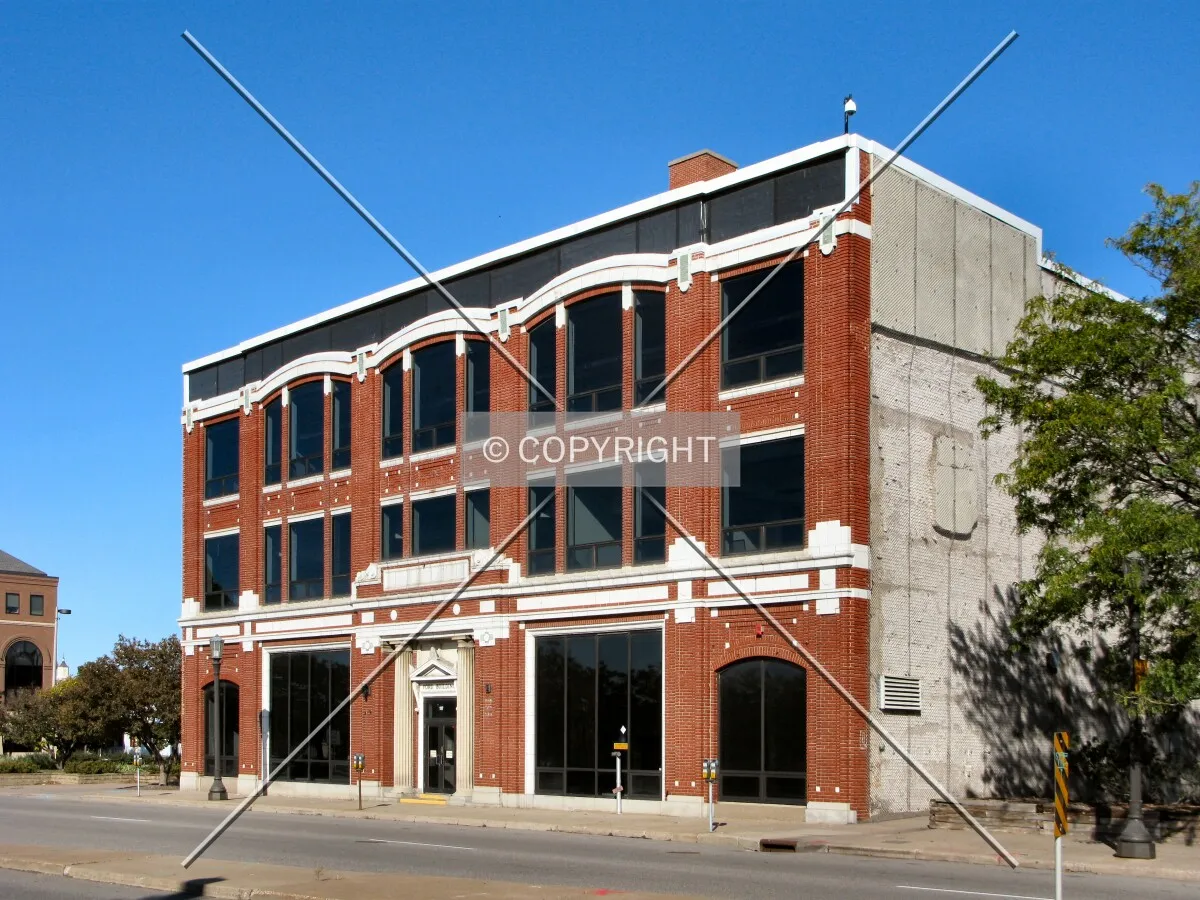 View to the northwest across University Avenue